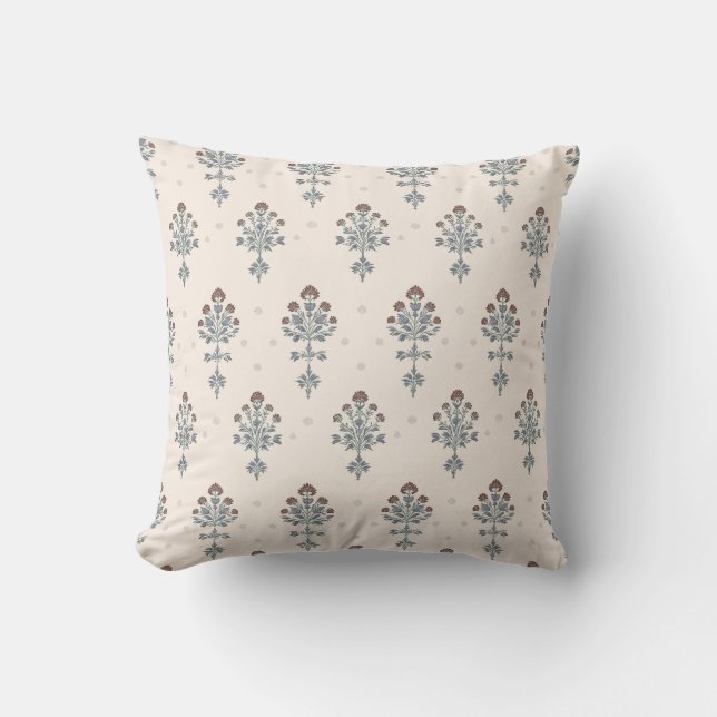 Block Print Throw Pillow (Front)