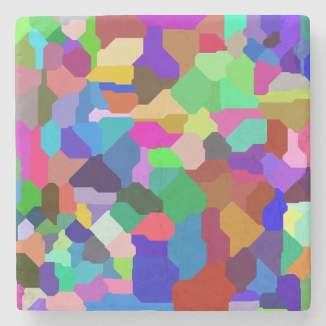 Block Tile Marble Coaster (Front)