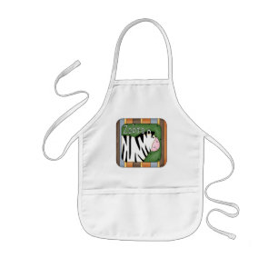 Block Zebra T-shirts and Gifts Kids Apron
