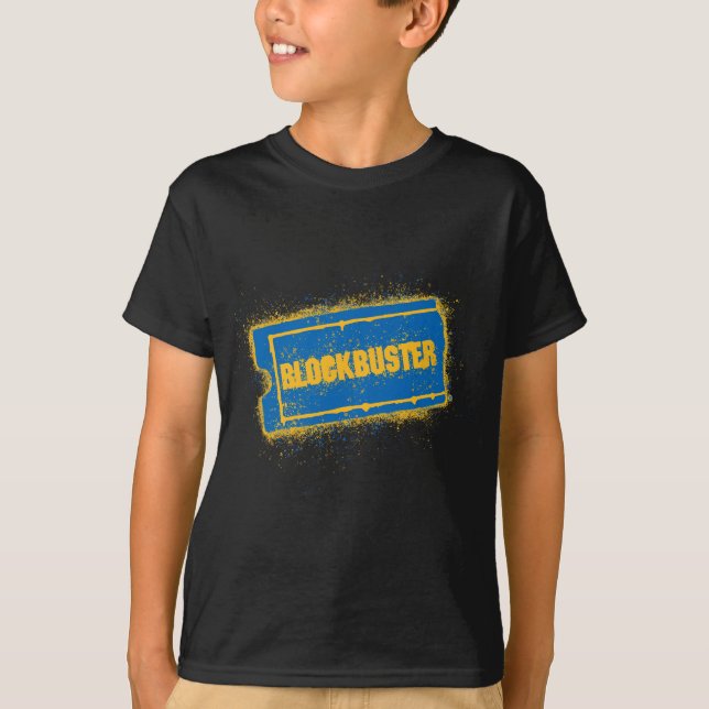 Blockbuster Splattered Logo T-Shirt (Front)
