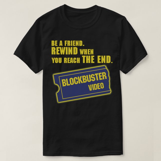 Blockbuster Video Merchandise Classic T-Shirt (Design Front)