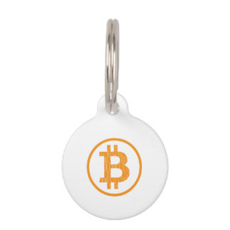 Blockchain Bitcoin Art Geek Gift Idea Pet Tag
