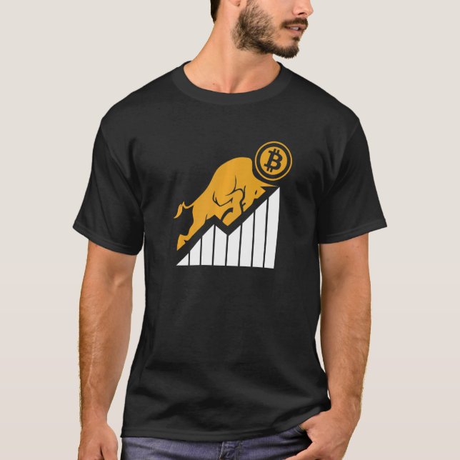 Blockchain Crypto Crypto Currency Crypto Trader Bi T-Shirt (Front)
