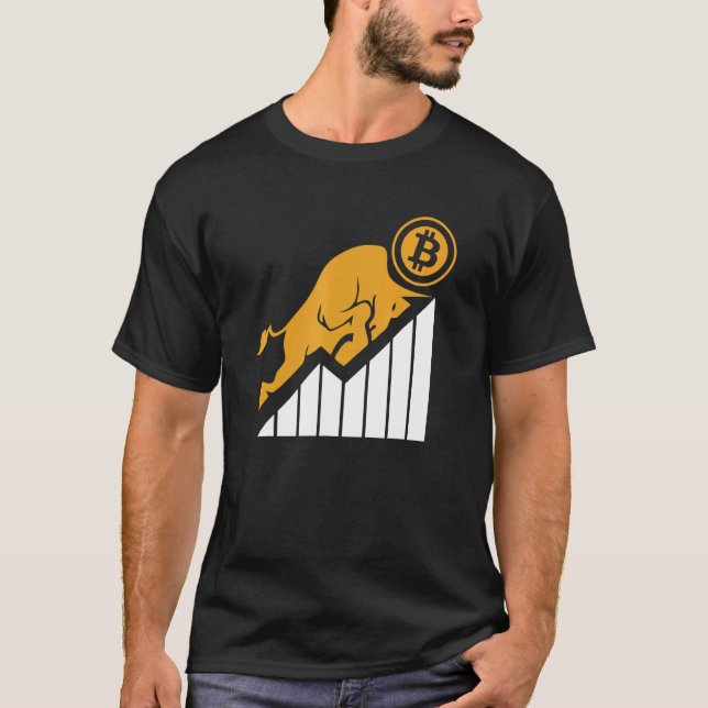 Blockchain Crypto Crypto Currency Crypto Trader Bi T-Shirt (Front)