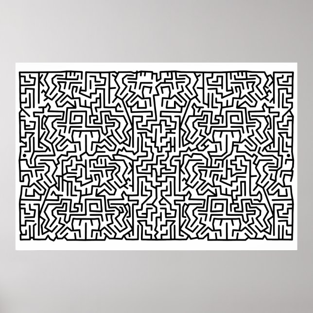 blockity maze poster (Front)