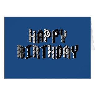 Blocks Happy Birthday (Blue)