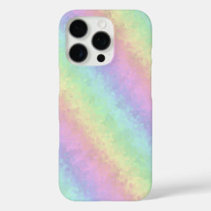 Blocks in Pastel Colours 3D Rainbow Art iPhone 16 Pro Case