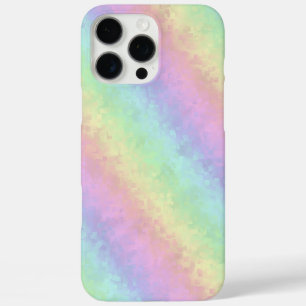 Blocks in Pastel Colours 3D Rainbow Art iPhone 16 Pro Max Case