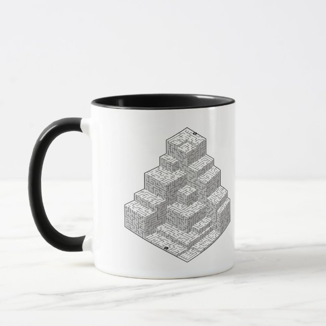 Blocks Maze Puzzle Mug (Left)