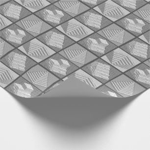 Blocks Maze Puzzle Wrapping Paper