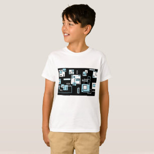 Blocks obsession Funky T-Shirt