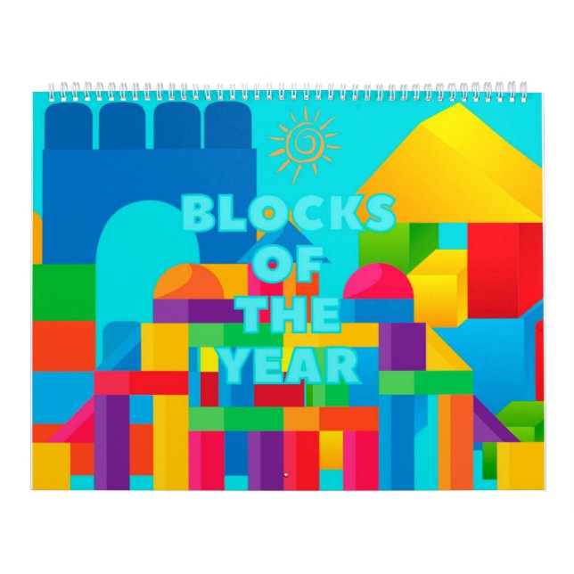Blocks Of The Year Calendar (Cover)