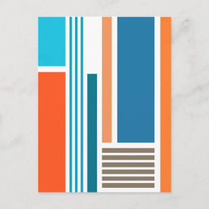 Blocks & Stripes 5 Postcard