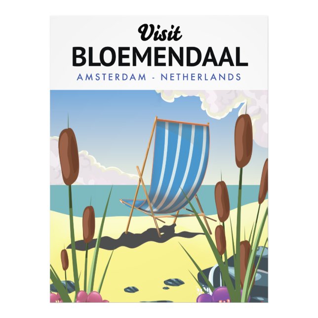 Bloemendaal Amsterdam Travel poster (Front)