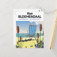 Bloemendaal Amsterdam Travel poster