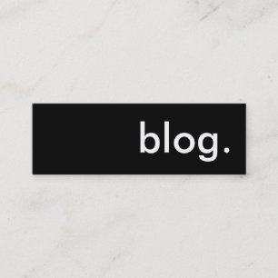 blog. mini business card