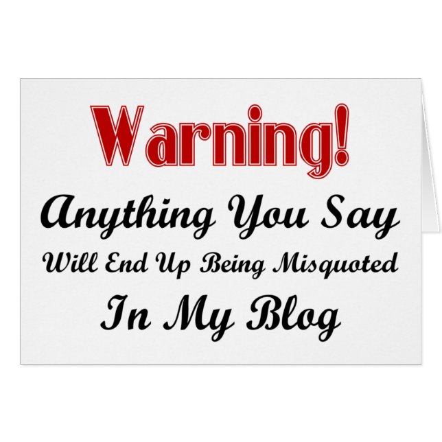 Blog Warning (Front Horizontal)
