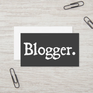 Blogger Business Card