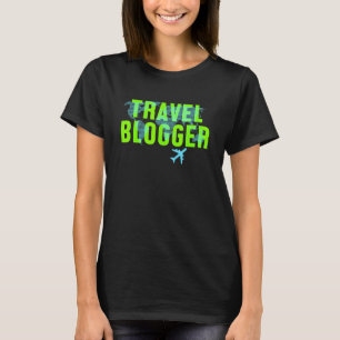 Blogger Travel Wanderlust Blogging Traveler Advent T-Shirt