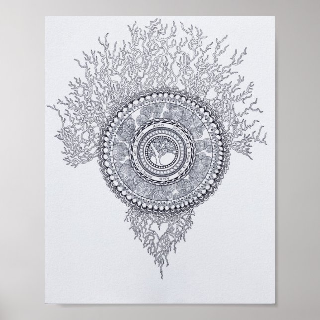 Bloggess colouring page poster (Front)