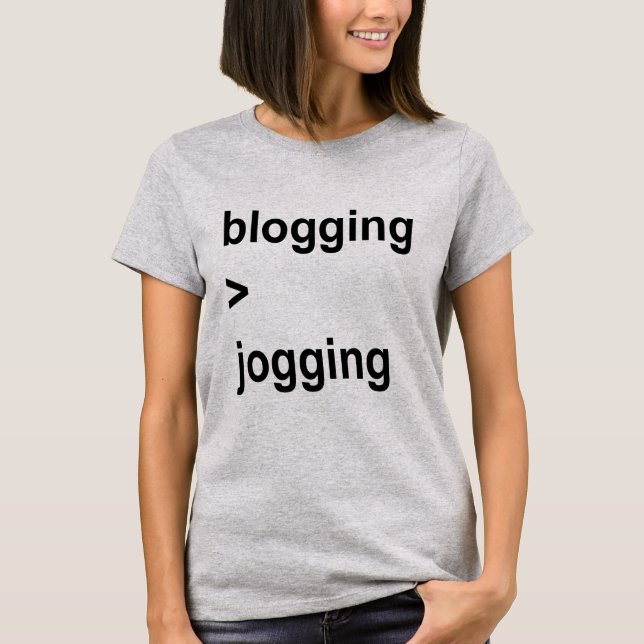 blogging > jogging T-Shirt (Front)