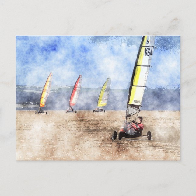 Blokart Racing Competition Postcard (Front)