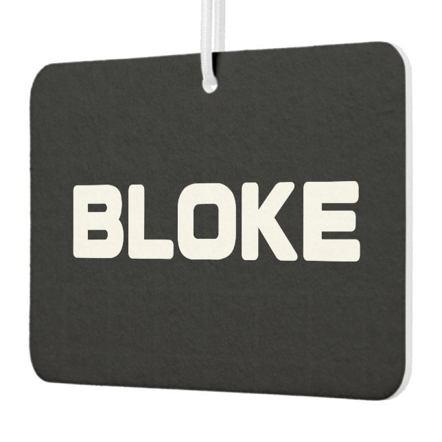 BLOKE CAR AIR FRESHENER (Left)