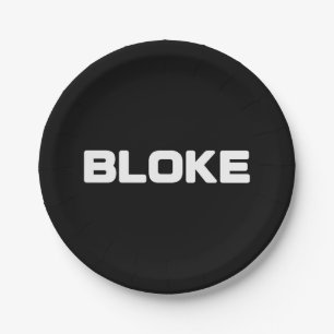 BLOKE PAPER PLATE