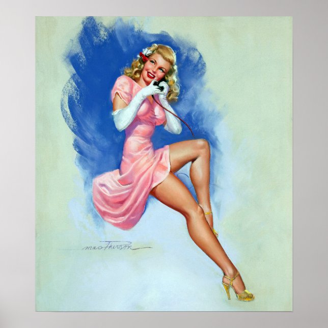 Blond on Telephone Poster (Front)