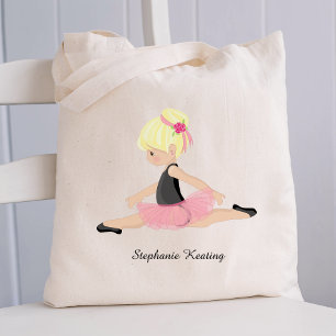 Blonde Ballerina Personalised Tote Bag
