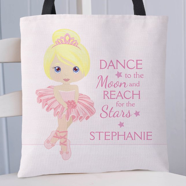 Blonde Ballerina Tote Bag (Creator Uploaded)