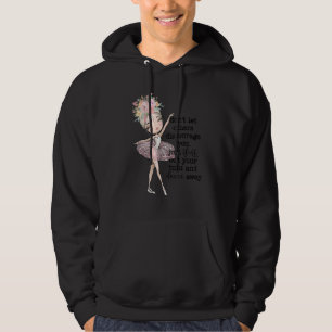 Blonde Ballet Dancer Girls Ballerina Tutu Kids Dan Hoodie