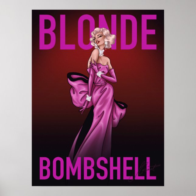 Blonde Bombshell Poster (Front)