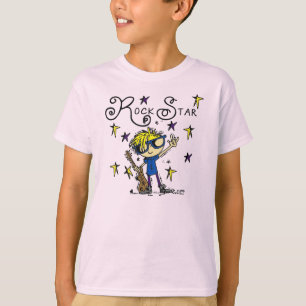 Blonde Boy Rock Star T-Shirt