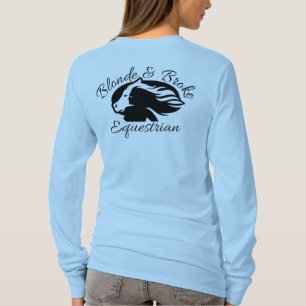 Blonde & Broke - Black Logo (Front/Back) T-Shirt