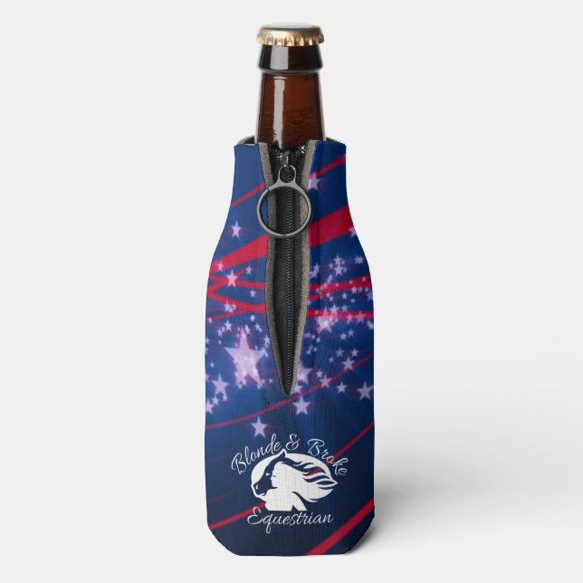 Blonde & Broke Equestrian - Bottle Cooler (Bottle Back)