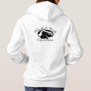 Blonde & Broke - Hoodie - Black Logo (Front/Back)