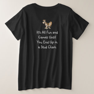 Blonde & Broke - Humour - White Logo - Plus Size T-Shirt