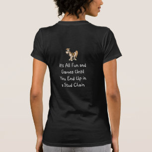 Blonde & Broke - Humour - White Logo T-Shirt