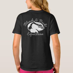 Blonde & Broke - Kids T-Shirt - Logo (Back Only)