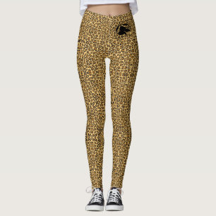 Blonde & Broke - Patterned Leggings - Black Logo
