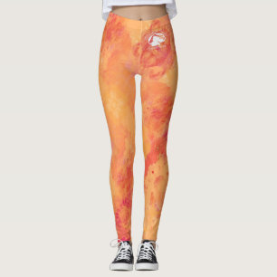Blonde & Broke - Patterned Leggings - White Logo