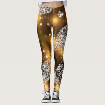 Blonde & Broke - Patterned Leggings - White Logo