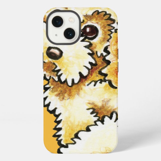 Blonde Cocker Spaniel Poodle Mix iPhone Case (Back)