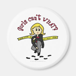 Blonde CSI Girl Magnet