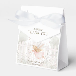Blonde Fairy Baby Shower Thank You Favour Box