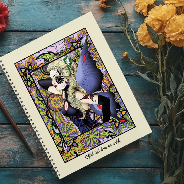 Blonde Fairy Floral Purple Planner (Creator Uploaded)