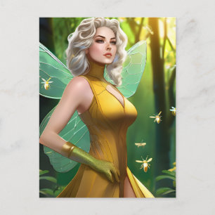 Blonde Fairy Postcard