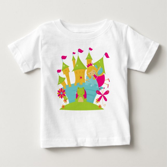 Blonde Fairy Princess Baby Sleeveless Dress Baby T-Shirt (Front)