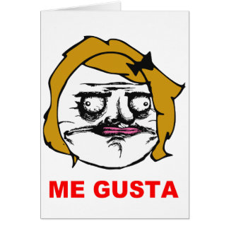 Blonde Female Me Gusta Comic Rage Face Meme